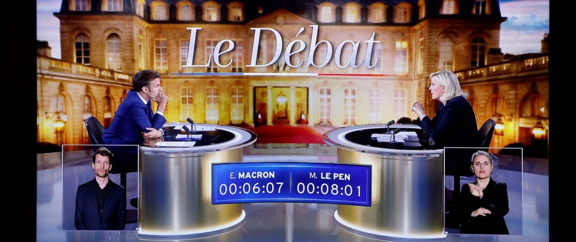 Le débat d'entre deux tour de la présidentielle 2022 entre Macron et Le Pen le 20 avril Le débat d'entre deux tour de la présidentielle 2022 entre Macron et Le Pen le 20 avril