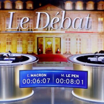 Le débat d'entre deux tour de la présidentielle 2022 entre Macron et Le Pen le 20 avril Le débat d'entre deux tour de la présidentielle 2022 entre Macron et Le Pen le 20 avril