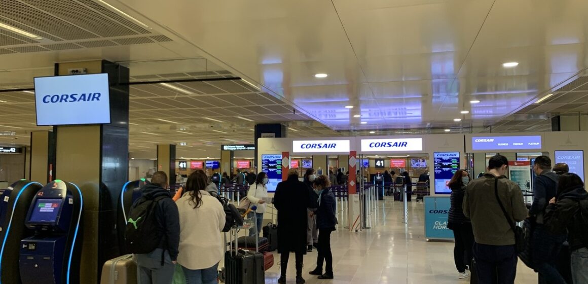 Comptoir Corsair aéroport Orly Comptoir Corsair aéroport Orly