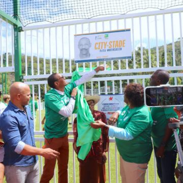Deshaies inaugure le plateau multisports de Bas-Vent le 23 février 2024. Photo : FB Ville de Deshaies Deshaies inaugure le plateau multisports de Bas-Vent le 23 février 2024. Photo : FB Ville de Deshaies