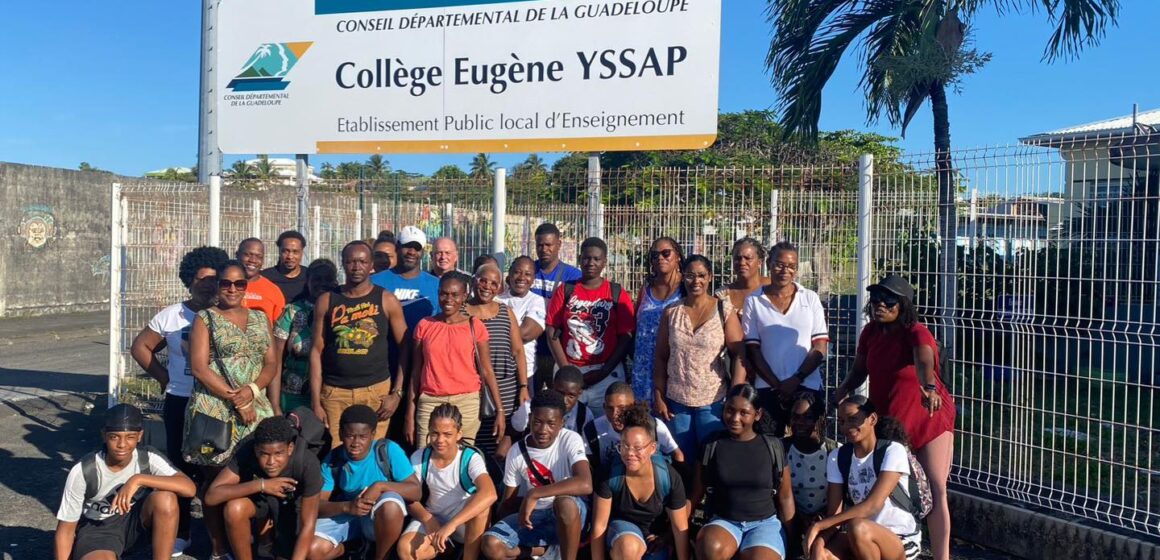 Une dizaine d'élèves du collège Eugène Yssap à Sainte-Anne ont entamé du 16 et jusqu’au 22 mars, leur participation à un camp citoyenneté organisé par les gendarmes de la Maison de la protection des familles et l’association Accor Paej Une dizaine d'élèves du collège Eugène Yssap à Sainte-Anne ont entamé du 16 et jusqu’au 22 mars, leur participation à un camp citoyenneté organisé par les gendarmes de la Maison de la protection des familles et l’association Accor Paej