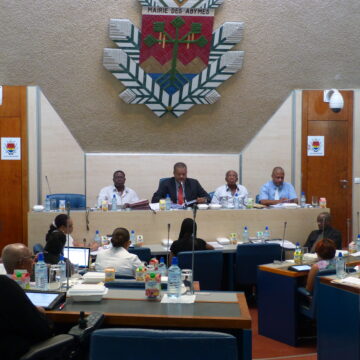 photo d'illustration. Salle du conseil municipal des Abymes photo d'illustration. Salle du conseil municipal des Abymes