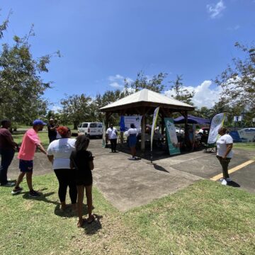 L'association « Découvrons la Sep » a déployé sa caravane à Goyave ce samedi 13 avril. Photo : Goyave L'association « Découvrons la Sep » a déployé sa caravane à Goyave ce samedi 13 avril. Photo : Goyave