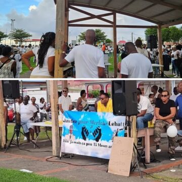 Ce samedi 23 novembre, près de 250 personnes se sont rassemblées au Moule pour une marche en mémoire de Merick Mathoré, jeune militaire guadeloupéen tué à Besançon. Ce samedi 23 novembre, près de 250 personnes se sont rassemblées au Moule pour une marche en mémoire de Merick Mathoré, jeune militaire guadeloupéen tué à Besançon.