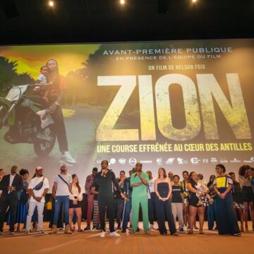 Avant-première du film Zion aux Abymes en Guadeloupe le 13 mars. Photo : Teddy Vestris