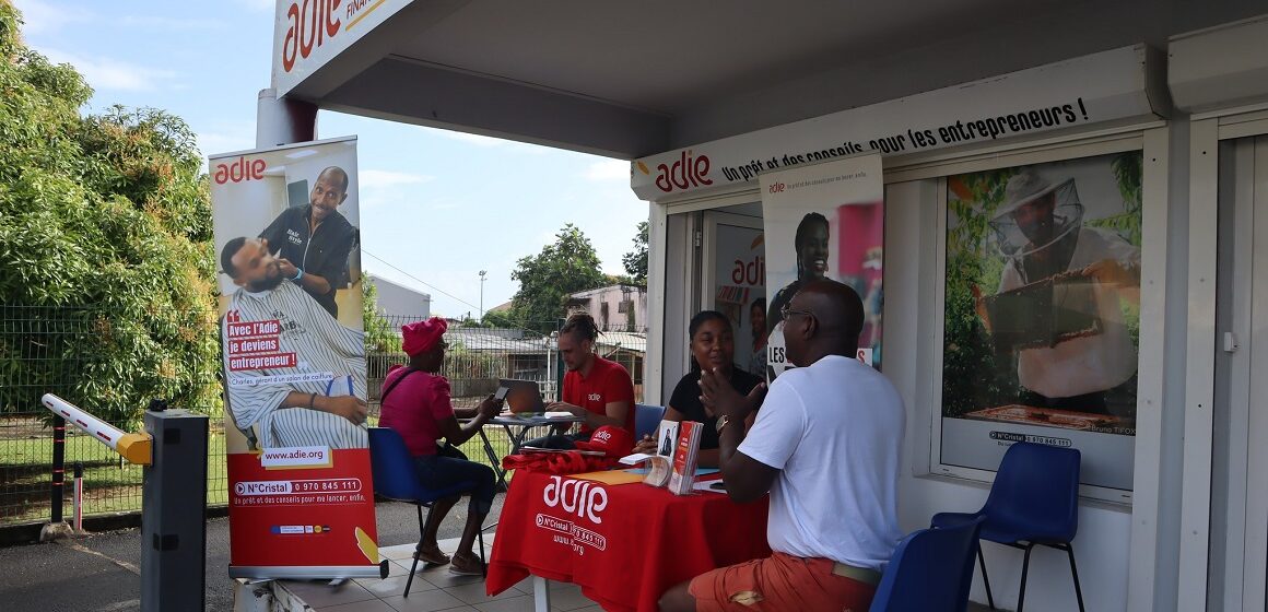Matinée portes ouvertes à l’agence Adie de Sainte-Rose le 4 février 2025. Photo : Adie Guadeloupe