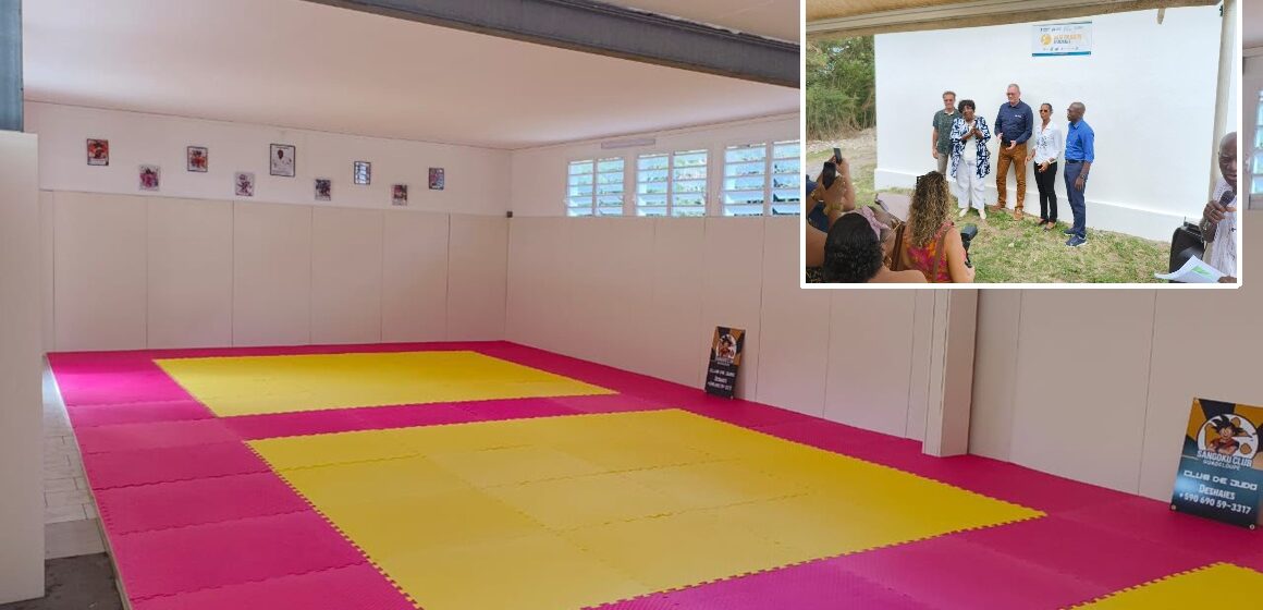 Dojo solidaire : un équipement low-cost inadapté au judo à Deshaies