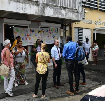 Vue de l'épicerie solidaire de la Maison Saint-Vincent à l'Assainissement, inaugurée le 20 octobre à Pointe-à-Pitre. Photo : Préfet de la Guadeloupe Vue de l'épicerie solidaire de la Maison Saint-Vincent à l'Assainissement, inaugurée le 20 octobre à Pointe-à-Pitre. Photo : Préfet de la Guadeloupe