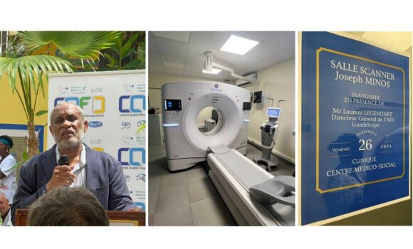Le Dr Jean-Claude Pitat inaugure le premier scanner du centre médico-social Joseph-Pitat le 26 septembre 2025 à Basse-Terre. Photo : Olivier Nicolas Le Dr Jean-Claude Pitat inaugure le premier scanner du centre médico-social Joseph-Pitat le 26 septembre 2025 à Basse-Terre. Photo : Olivier Nicolas